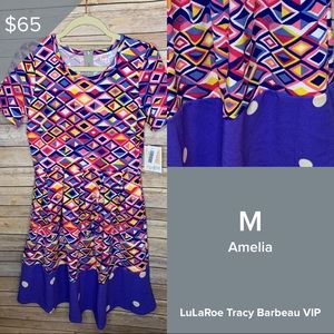 NWT LuLaRoe Medium Amelia Dress